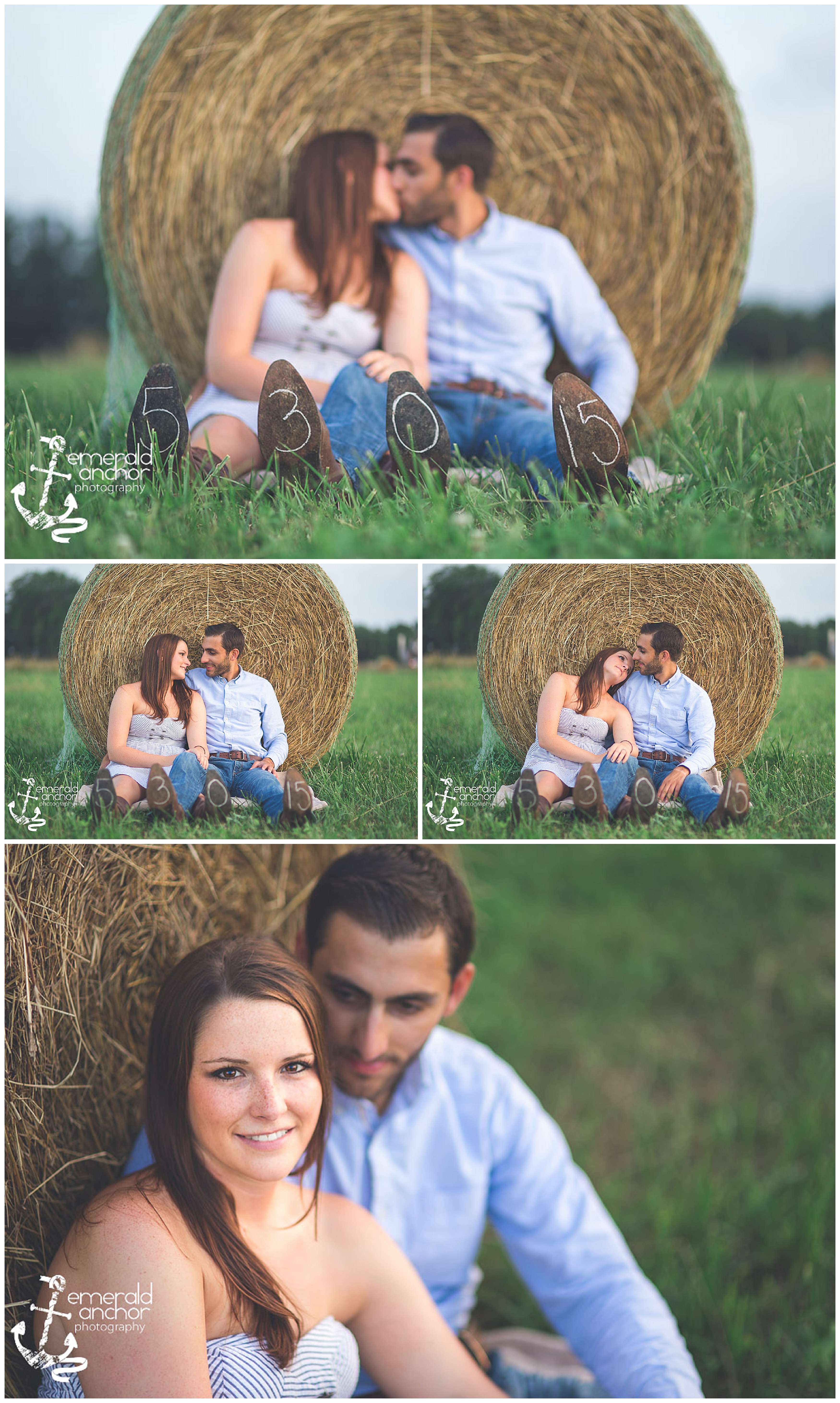 round bale Engagement Photography Emerald Anchor Photography (6)